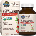 Organic Ashwagandha Stress, Mood & Energy Support Supplement with Probiotics & G