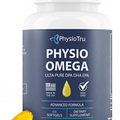 Physio Omega - Omega 3 Supplement - Sustainably Sourced - with DPA, EPA, and DHA