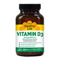Vitamin D3 1000 IU 200 Softgels By Country Life