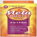 Metamucil 4 in 1 Multi Health Fiber 55oz Supplement Orange Smooth Powder - 130