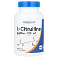 Nutricost, L-Citrulline, 2,500 mg, 120 Tablets (1,250 mg per Tablet)