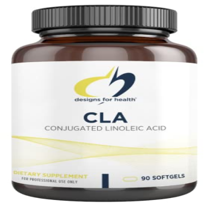 Designs for Health CLA Softgels - 780mg Conjugated Linoleic Acid Supplement from Safflower Oil - Non-GMO (90 Softgels)