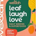Wellah Leaf, Laugh, Love Greens & Superfoods Powder Mix (Tropical Punch) 30 SERV