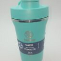 Takeya Teal Insulated Tumbler With Agitator Stainless Steel Protein Shaker 16 Oz