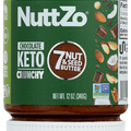 Keto Dark Chocolate Nut Butter by NuttZo | Crunchy Coconut + 7 Nuts & Seeds Blen