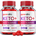 2 Pack Pure Slim Keto Gummies Pure Slim Keto + Acv Pureslim Weight Loss 120Gummi