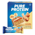 Pure Protein Caramel Churro Bars - 12 Count Box | 20g High Protein, Gluten-Free, On-the-Go Snack | Ideal Pre & Post-Workout Fuel | Low Sugar, Great Taste!