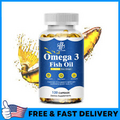 Omega-3 Fish oil Capsule Rich With DHA & EPA Improve Memory,Brain Health,Joint