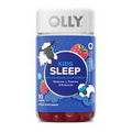 OLLY Kids Sleep Gummies, 0.5 mg Melatonin with L-Theanine, Raspberry, 90 Ct