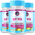 (3 Pack) Gut Vita, Gut Vita Digestion & Gut Health Probiotic (180 Capsules)