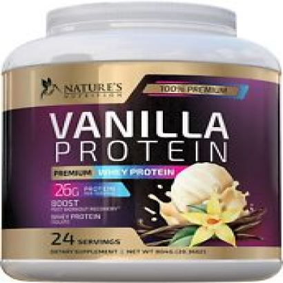 Whey Protein Powder 26g - Vanilla Ice Cream Whey Isolate Protein for Muscle