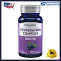 Resveratrol Supplement 1800mg | 90 Capsules | Non-GMO & Gluten Free | USA