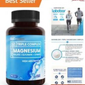 Vegan Triple Magnesium Complex - Supports Muscles, Nerves & Energy - 90 Capsules