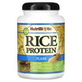 2 X NutriBiotic, Raw Rice Protein, Plain , 1 lb. 5 oz (600 g)