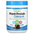 2 X Orgain, Plant Protein Plus Collagen, Creamy Chocolate Fudge, 1.6 lb (726 g)