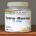 Solaray Tetra-Boron 3 mg 100 Tablets 3mg Advanced Boron Blend