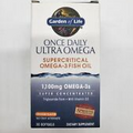 Garden of Life Once Daily Ultra Omega SuperCritical 3 Fish Oil 1100mg 30ct 11/25
