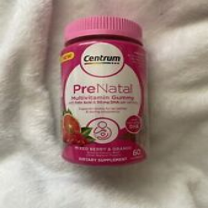 Centrum Prenatal Multivitamin Gummies with DHA & Folic Acid Berry 10/24