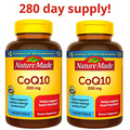 Nature Made CoQ10 200 mg Dietary Supplement for Heart Health Support 280 Softgel