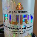Core Nutritionals FURY Pre Workout Intense Energy Focus 20 Serves TROPIC THUNDER