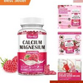 Calcium Magnesium Zinc Gummies - Bone Strength & Nerve Health - Vegan - 60 Gu...