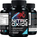 Nitric Oxide Supplement L Arginine 3X Strength - Citrulline Malate, AAKG, Beta A