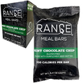 Range Meal Bar - High Calorie Meal Replacement Bars - Gluten Free Bars - Backpacking Meals - 6 Pack (Mint Chocolate Chip)