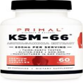 Primal KSM-66 Ashwagandha Capsules (60 Capsules / 60 Servings, 600 mg KSM-66)