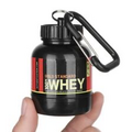 100 ML Mini Portable Whey Protein Powder Bottle, Keychain, Travel