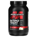2 X Muscletech, Nitro Tech, Whey Isolate + Lean MuscleBuilder, Vanilla, 2.00 lbs