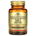 2 X Solgar, Naturally Sourced Omega-3, Vegetarian DHA, 200 mg, 50 Vegetarian Sof