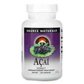 2 X Source Naturals, Acai Extract, 500 mg, 120 Capsules