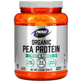2 X Now Foods, Sports, Organic Pea Protein Powder, Pure Unflavored, 1.5 lbs (680