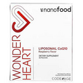 2 X Codeage, Nanofood, Wonder Heart, Liposomal CoQ10, Raspberry, 30 Pouches, 0.3