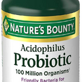 Natures Bounty Acidophilus Probiotic, Daily Probiotic Supplement 120 tablets