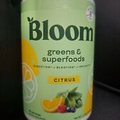 Bloom Nutrition Greens & Superfoods Citrus 11.5oz / 60 Servings. exp 03/25