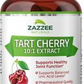 Zazzee Tart Cherry 10:1 Extract, 3000 mg Strength, 200 Vegan Capsules, 6+...