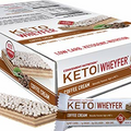 Convenient Nutrition Keto WheyFer Protein Snack Bars - Low Carb, Low Sugar, Ketogenic - Coffee Cream 10 Bars