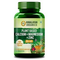 Plant Based Calcium Magnesium + Zinc, Vitamin D3+k2 Supplement 120 Capsule