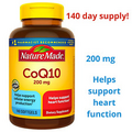 Nature Made CoQ10 200 mg Dietary Supplement for Heart Health Support 140 Softgel