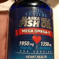 Lot Of 3 Bottles 21st Century Alaska Wild Fish Oil Mega Omega-3 90 Sgels