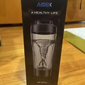 AIDEK Electric Shaker Bottle, Shaker Bottles for Protein Mixes, Usb-Rechargeable