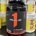 RULE 1 Protein 29 serv Chocolate fudge Whey Protein Isolate Hydrolysate 1.98lb