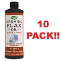 Nature's Way EFA Gold Flax Oil - Super Lignan (Organic)  24 fl.oz 10 PACK!!
