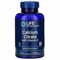 2 X Life Extension, Calcium Citrate with Vitamin D, 200 Capsules