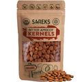 Organic Bitter Apricot Kernel Raw Premium Seeds Resealable Bag Non-GMO Kosher