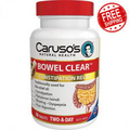 Carusos Bowel Clear Natural Health Constipation Relief 30 Tablets Two-A-Day