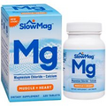 SlowMag Mg Muscle & Heart Magnesium Chloride and Calcium, 120 Ct..