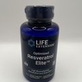Life Extension Optimized Resveratrol Elite 60 Veg Capsules Exp 12/2025 New!