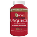 QUNOL Mega CoQ10 Uniquinol 100 mg Heart+Vascular Health Antioxidant 120 Softgels